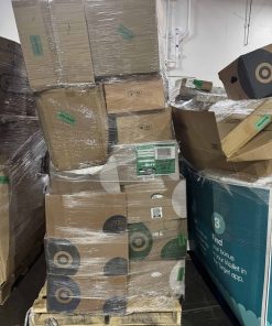 Target liquidation pallets for sale with mixed apparel and household goods