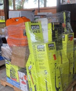 RYOBI Tools Mixed Liquidation Pallet, piece count not listed, $1,250 per pallet