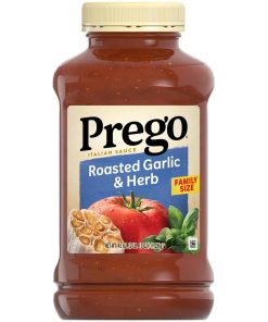 Prego Pasta Sauce, Italian Tomato Sauce with Roasted Garlic & Herbs