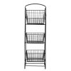 MEMBER ‘ S Mark 3-Tier Floor Basket Stand (Black)