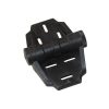 5-3/8 in. (137 mm) x 6-3/4 in. (172 mm) Black Polymer Heavy-Duty Gate Hinge (2-Pack)
