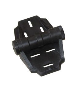 5-3/8 in. (137 mm) x 6-3/4 in. (172 mm) Black Polymer Heavy-Duty Gate Hinge (2-Pack)