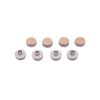 1 in. Beige Round Felt Nail-On Furniture Glides for Floor Protection (8-Pack)