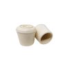 Everbilt 1-1/4 in. Off-White Rubber Leg Caps for Table, Chair, and Furniture Leg Floor Protection (2-Pack)