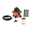 6 Gal. 3.5 Peak HP NXT Shop Vacuum Wet Dry Vac with General Debris Filter, Locking Hose and Attachments HD06001