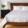 Mainstays Cool to The Touch Contemporary Gray Microfiber Reversible Bed Blanket
