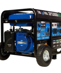 Duromax XP13000HXT 13 000 Watt Electric Start Tri-Fuel Natural Gas/Propane/Gas Powered Portable Generator w/ Co Alert
