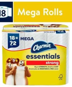 Charmin Essentials Strong Toilet Paper 18 Mega Rolls