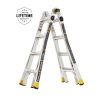 18 FT Reach Mpxa Aluminum Multi-Position Ladder with Tool Hangers