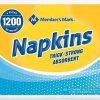 MEMBER S Mark 1-Ply Everyday Napkins, 11.4 ” x 12.5 ” (1