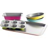 Gibson Colorsplash Ayden 5-Piece Bakeware Set