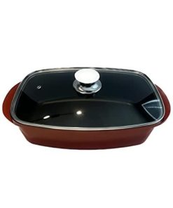 Sedona Pro 5.5-Qt. Aluminum Multi-Purpose Roaster Pan with Lid, Non-Stick