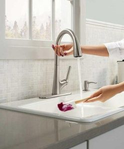 KohLER Malleco Touchless Pull-Down Kitchen Faucet with Soap Dispenser