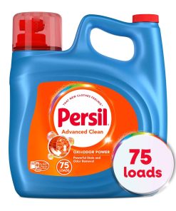 Persil Advanced Clean Oxi+Odor Power Liquid Laundry Detergent 150 Fluid Ounces 75 Loads