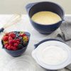 Wilton 3-Piece Polypropylene Mixing Bowl Set in Navy