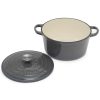 Sedona Enamel Cast Iron 5-Qt. Dutch Oven – Gray