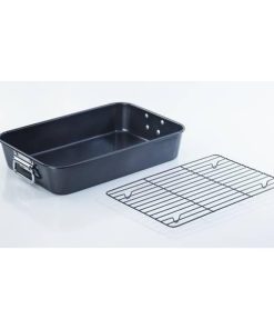 T-fal Nonstick 10″ x 15″ Roaster with Rack