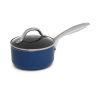 Sedona 1.5-Qt. Nonstick Saucepan with Glass Lid Navy