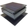 30-Watt 1550 CFM Gray Solar Powered Atti