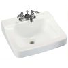 Aragon 19 in. Rectangular Vitreous China Bathroom Sink in White