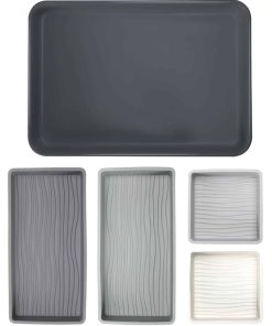 Enchante Cook with Color Silicone Baking Trays & Non-Stick Baking Pan Set