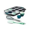 Art & Cook 15-Pc. Cupcake Pan Tools Set