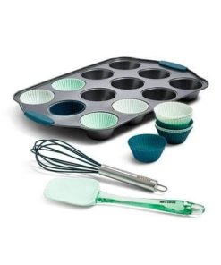Art & Cook 15-Pc. Cupcake Pan Tools Set