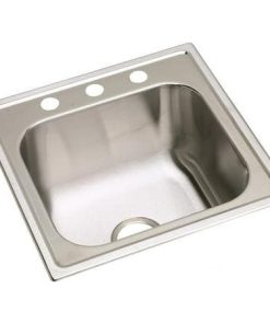 Elkay Dayton Stainless Steel 20 20 10-1/8 Bowl Drop-In Laundry Sink
