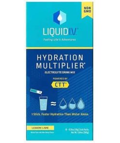Liquid I.V. Hydration Multiplier Vegan Powder Electrolyte Supplements – Lemon Lime