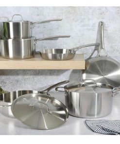 Sur La Table 10-Piece Stainless Steel Cookware Set