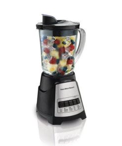 Hamilton Beach 58148A Blender to Puree – Crush Ice – and Make Shakes and Smoothies – 40 oz Glass Jar – 12 Functions