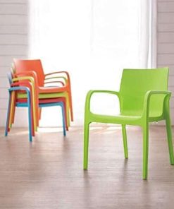 Lagoon Alissa 7050, Plastic Chair with Armrest for Dining Room