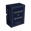 WS Game Company Indigo Collection 2-Pack- Monopoly and Scrabble