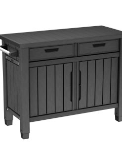 Keter Unity XL Barbecue Unity, Ideal as a Support for the Preparation of Barbecue, 134 x 51.7 x 90 H cm