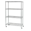 Seville Classics Solid Steel Wire Shelving Storage Unit