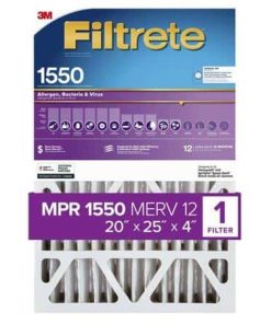 3M Filtrete 20x25x4 Allergen Reduction Air Filter