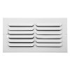 Accord ABSWWH1C126 Sidewall/Ceiling Register with 1-Way Curved Design 12-inch x 6-Inch(Duct Opening Measurements)