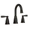 Moen Banbury 8 in. Widespread Double Handle High-Arc Bathroom Faucet in Mediterranean Bronze