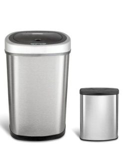 Nine Stars 13.2 gal Motion Sensor Trash Can Combo