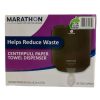 Marathon Centerpull Paper Towel Dispenser Smoke 9.16” W x 10.55” D x 8.13” H