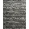 Wall!Supply 0.79 in. x 19.69 in. x 47.24 in. Ultralight Faux Brick Anthracite HD Printed Jointless Common Plank (4-Pack)