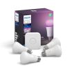 Philips Hue White and Color Ambiance A19 LED Starter Kit
