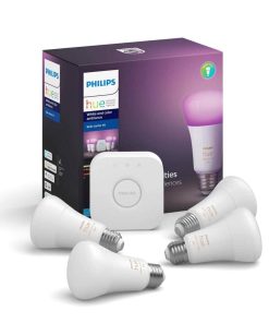 Philips Hue White and Color Ambiance A19 LED Starter Kit