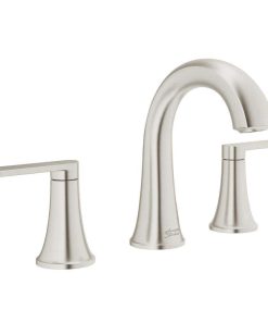 Corsham 8 in. Widespread Double-Handle Bathroom Faucet in Brushed Nickel