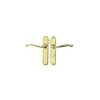 Castellan Surface Latch in Brass