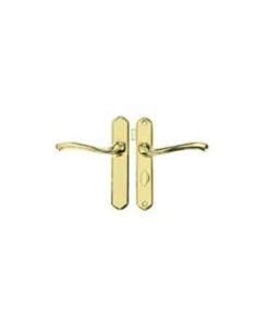 Castellan Surface Latch in Brass