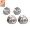 Defiant Hartford Satin Nickel Single Cylinder Keyed Entry Project Combo Pack