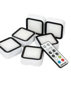40 Lumens Accent Light Combo with Remote Control (6-Pack)