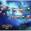 Halloween 25ct Spider Halloween Icicle Lights Clear