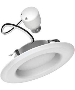 GE Reveal 65-Watt Equivalent White Dimmable Recessed Downlight (4-in)